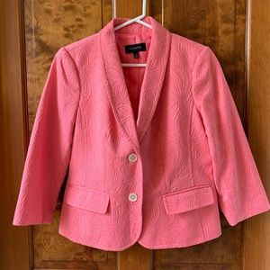 NWOT Talbot’s matelasse cropped blazer, size 8.